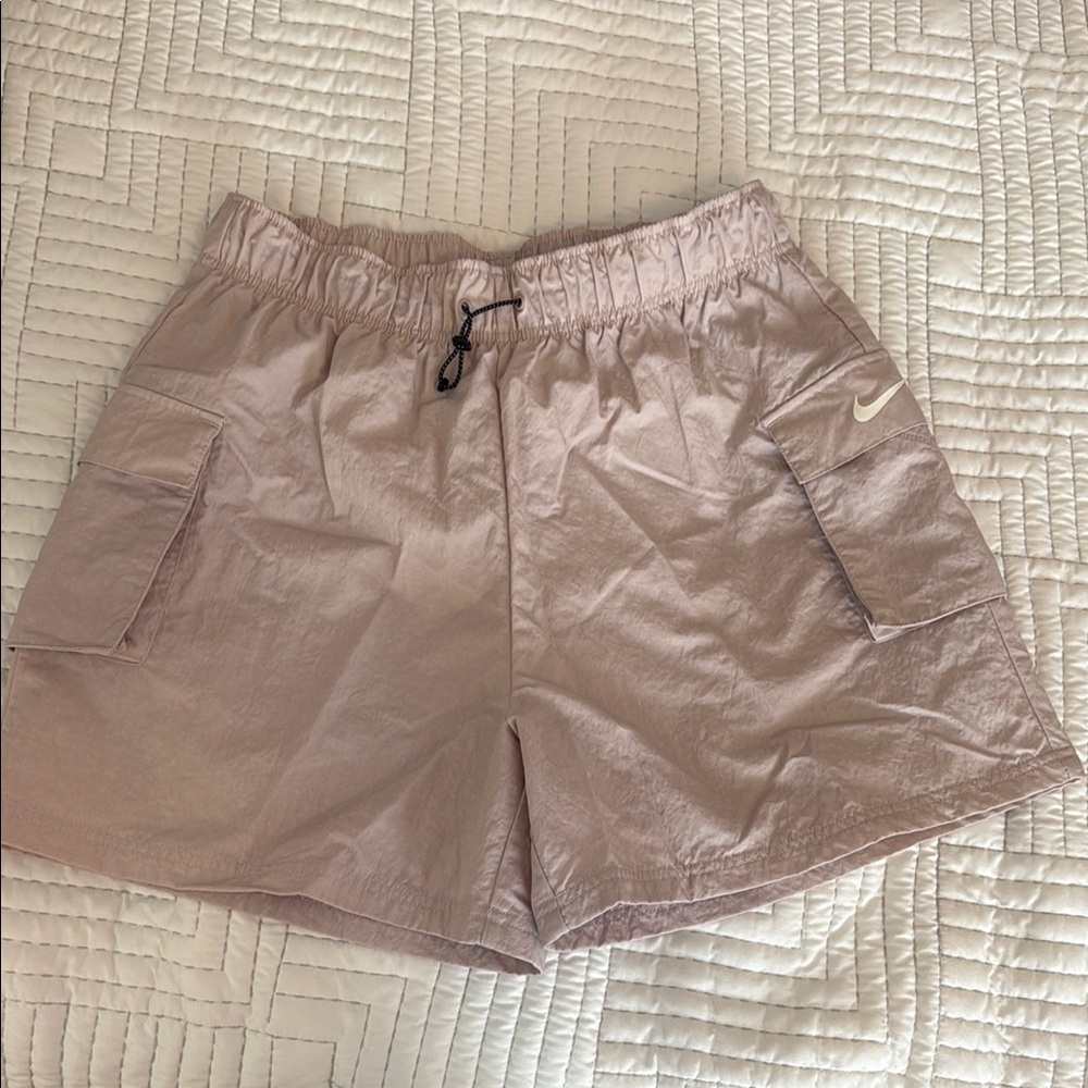 Nike Light Pink Cargo Run Shorts